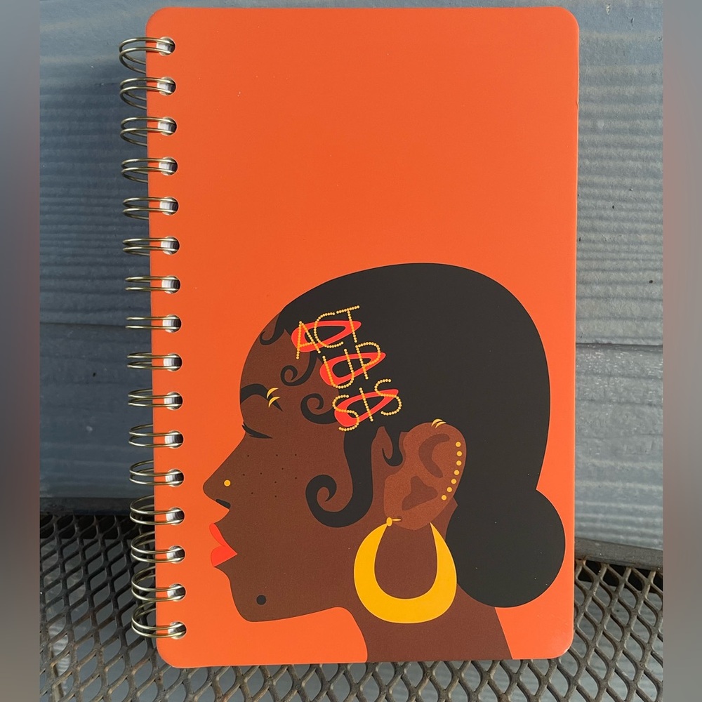 Orange modern notebook